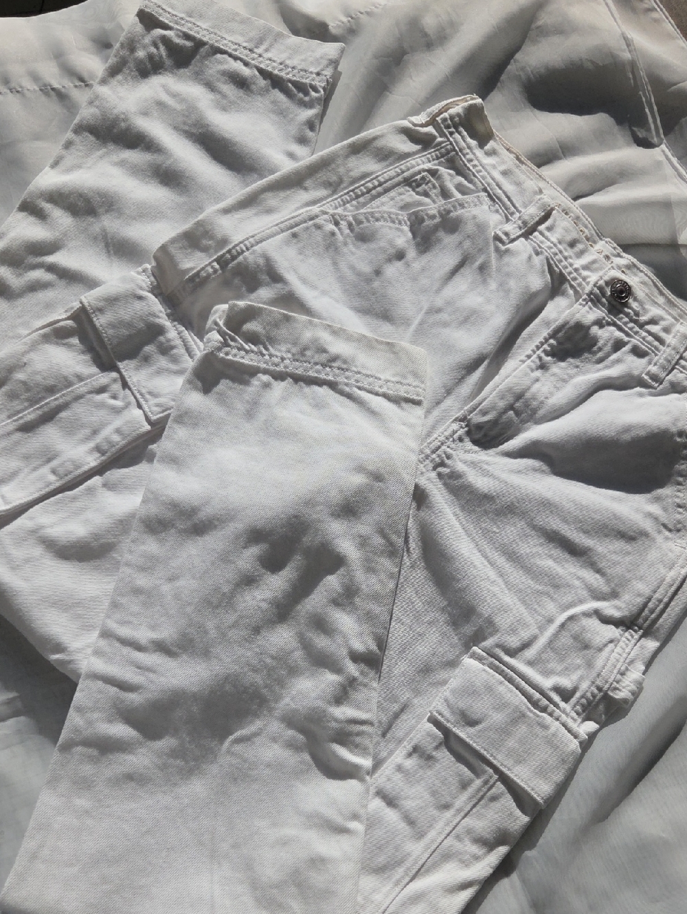 American Eagle Outfitters White Straight Leg Women Jeans
